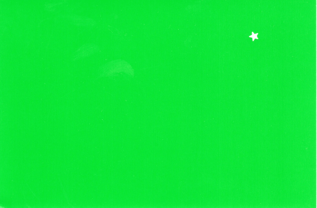Star in red green